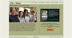 Desktop Screenshot of coldwaxpainting.com